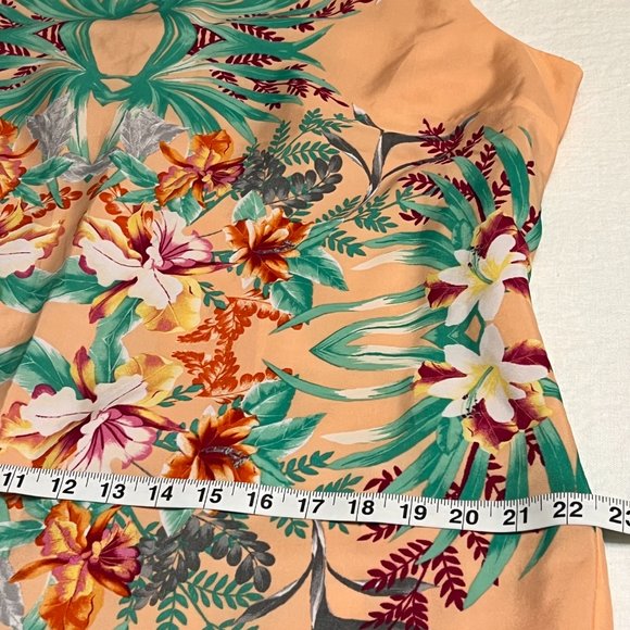 Danny & Nicole Dress 16 Plus Multicolor Tribal Sleeveless Sheath Lined Boho - Picture 10 of 12